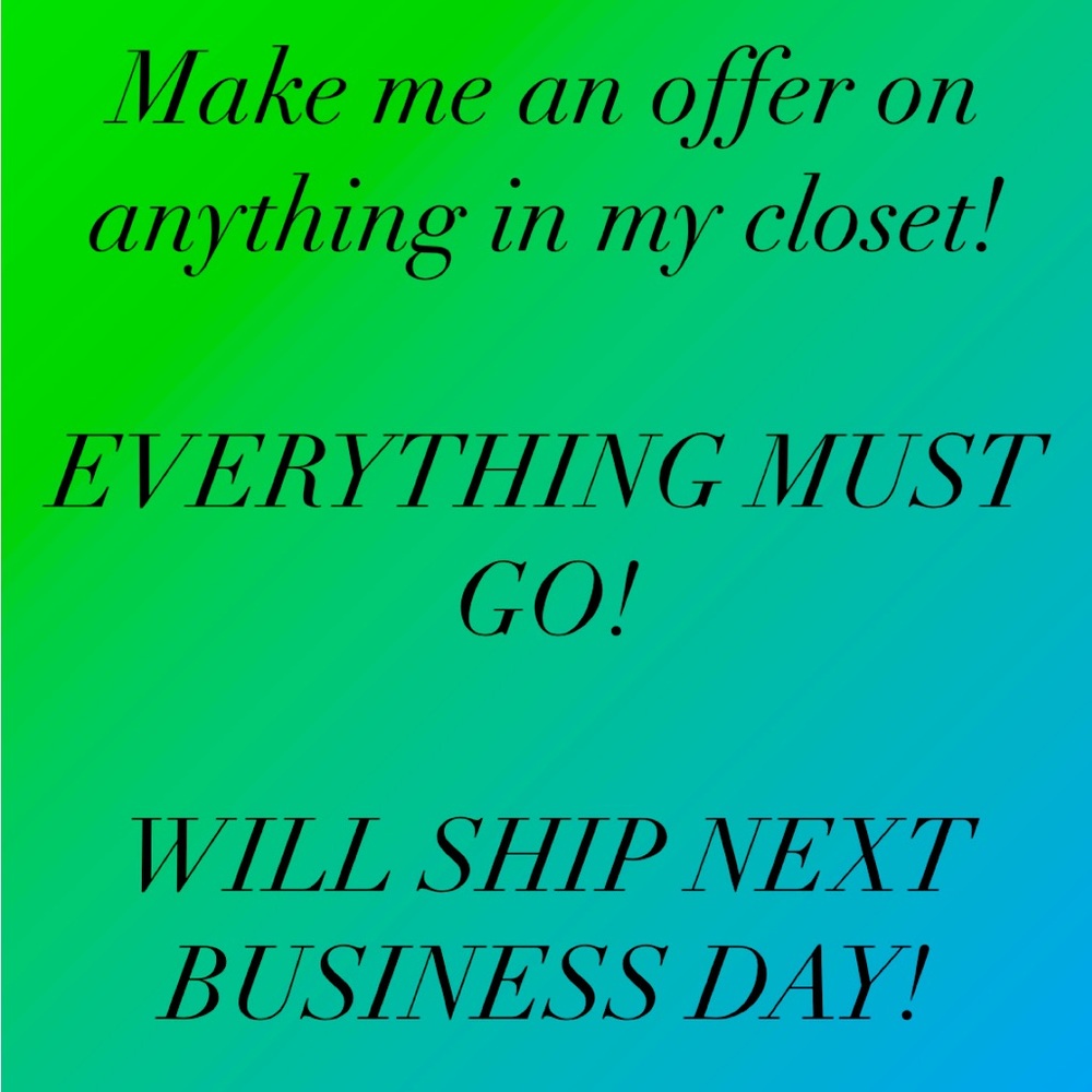 COPY - MAKE ME AN OFFER!